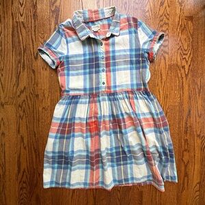 Mini Boden Johnnie B. Plaid Dress 15-16 Years